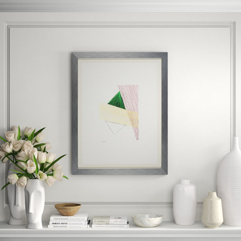 Si Paper 1 Framed Acrylic Painting Print