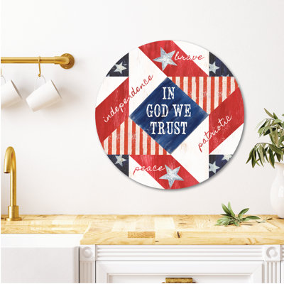 Courtepointe en bois Celebrate 250 Patriotic II