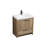 Southmead 30'' Single Bathroom Vanity with Resin Top-1434541932