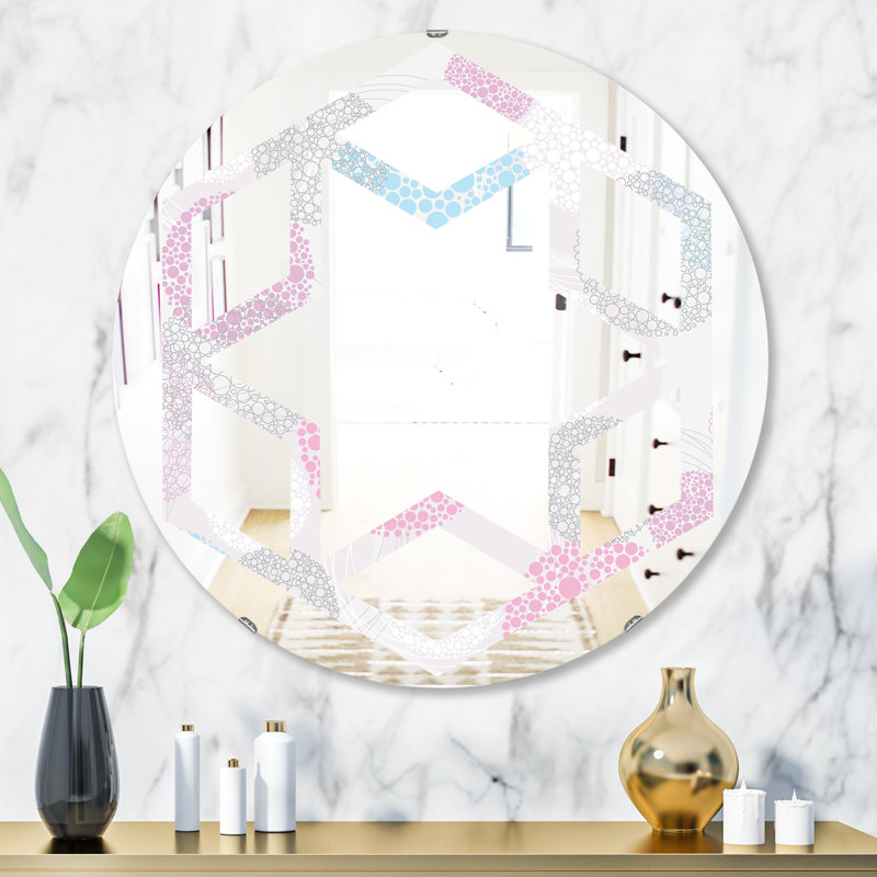 Miroir mural Hexagon Star, 31,5 po x 31,5 po