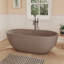 Baignoire profonde autoportante à surface solide 59 po Fslefay-124635951