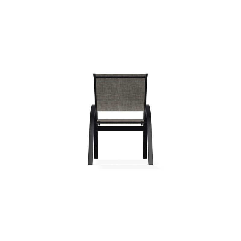 Aruba II Outdoor Dining Chair, Storm, Black