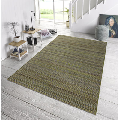 Lotus Flatweave Green Rug