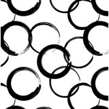 Perfect Circle Brushstroke Geometric Peel & Stick Wallpaper Roll by Jamie Graney