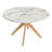 Gamino Round Solid Wood Base Dining Table-963890853