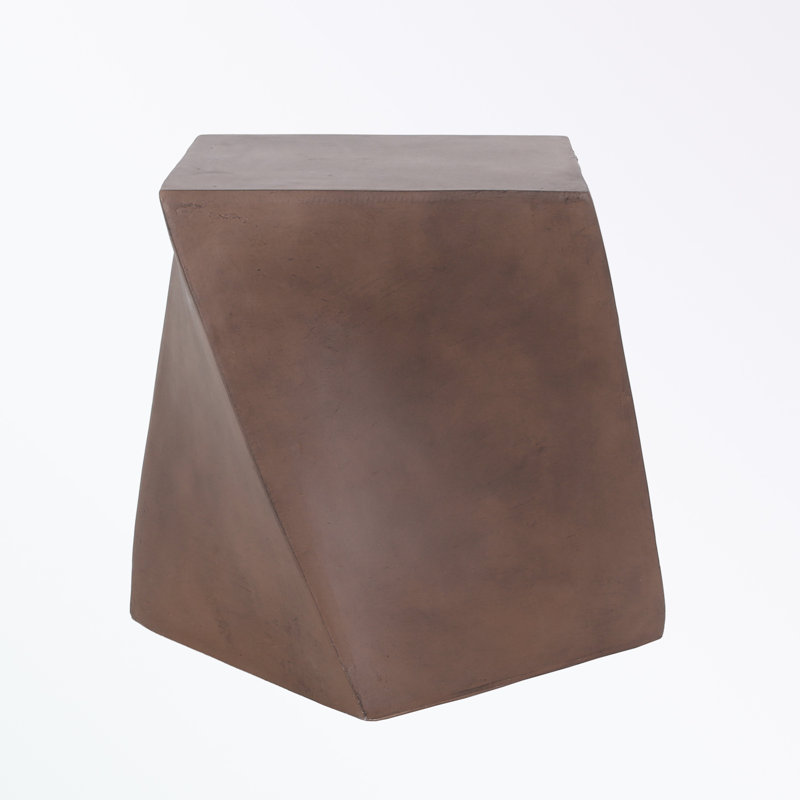 Outdoor square shape Concrete Side Table