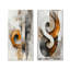 Autumn Urban Jazz Liquid Ink I - Abstract Wall Art 2 Panels Collection-2127588556-2127588559