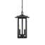 Luminaire suspendu d'extérieur noir 9 po Abby