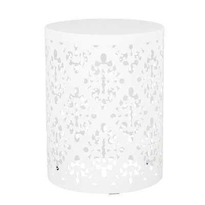 Metal Table - Large For Outdoor Use, With Stylish And Frame Powder-Coated Iron End Large, Modern