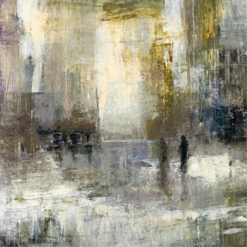 City Search Painting, Plexi, 24" H x 24" W