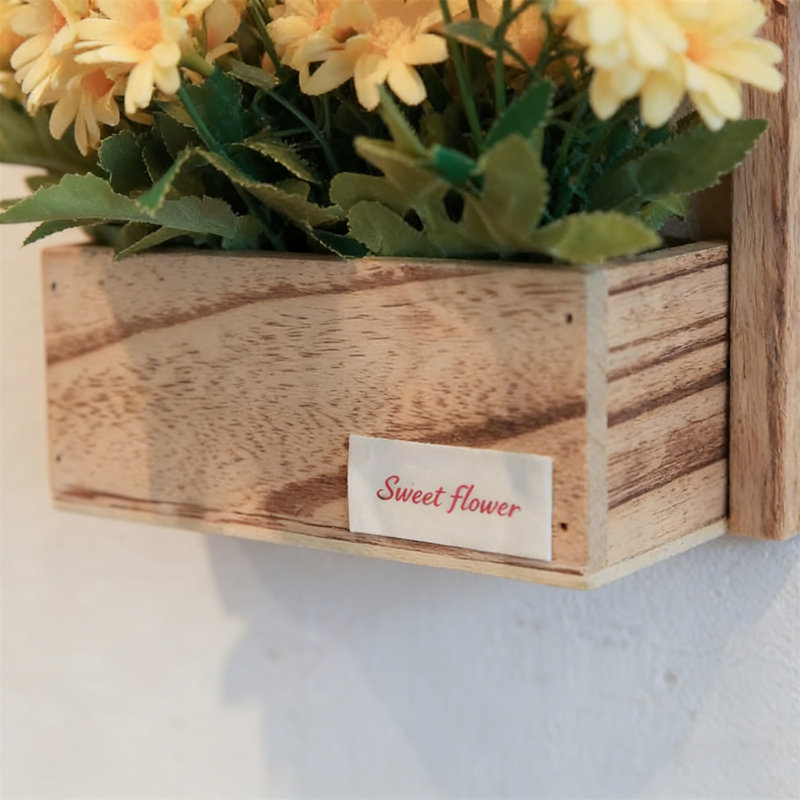 Wall-Mounted Artificial Flower