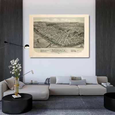 Art sur toile tendue Lark Manor ™ Fowler Gallery: Monaca Pennsylvania, Fowler 1900