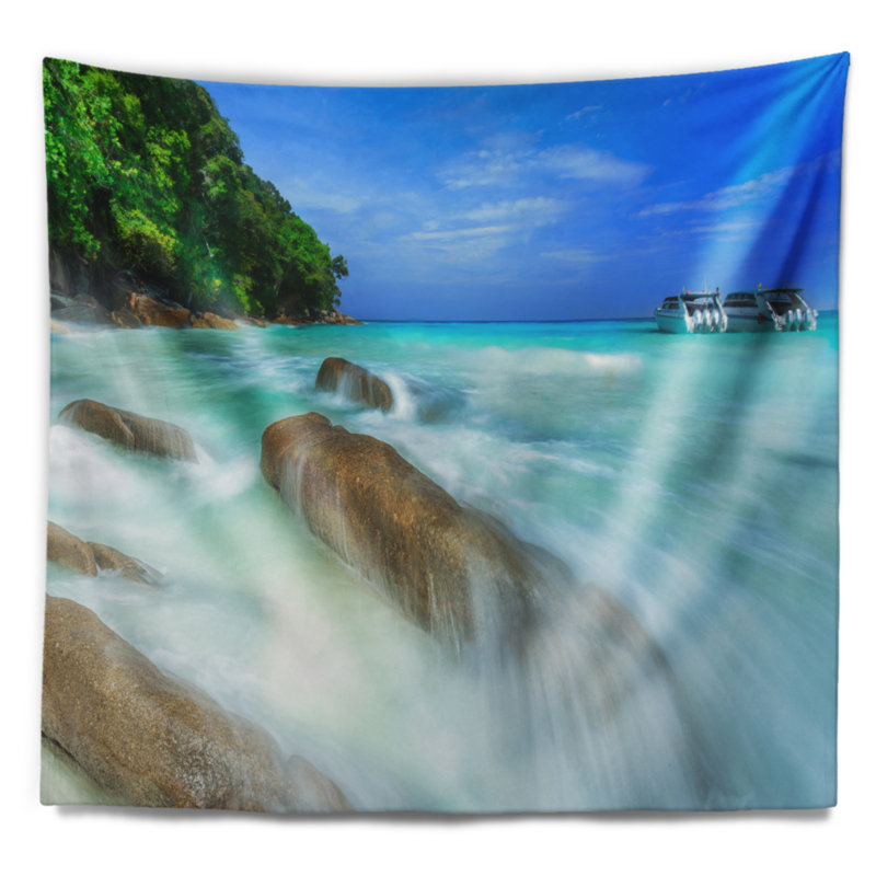 Polyester Tapestry, 50" H x 60" W