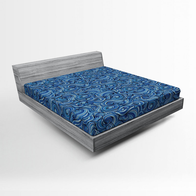 Microfiber Patterned Fitted Sheet, Full Fitted Sheet