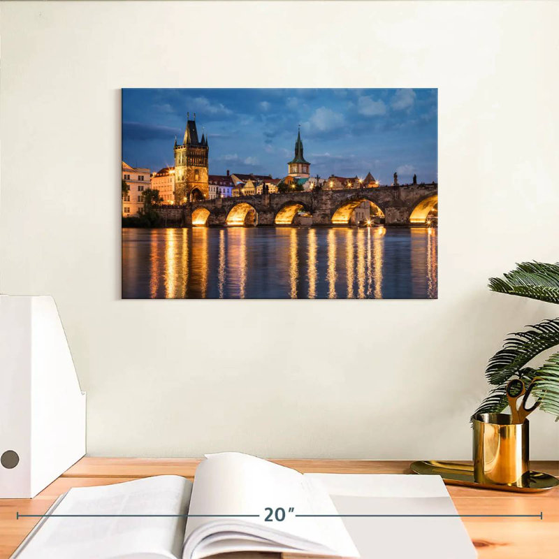 Lilie Charles Bridge, Prague, République tchèque, H 8 po x l 12 po