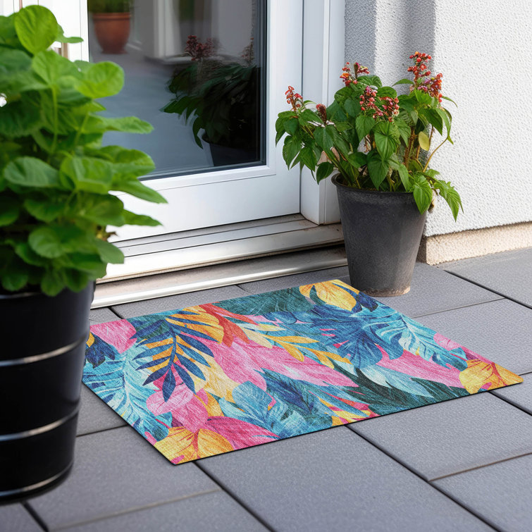 Machine Washable Indoor/Outdoor Claudian ACN1497 Sky Rug