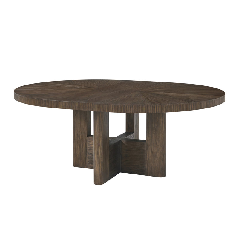 Urbane Round Extension Dining Table, Campfire
