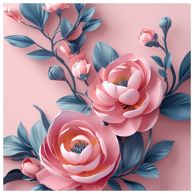 Coussins décoratifs roses, 18 x 18 inches