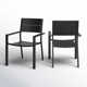 Rafael Aluminum Patio Dining Chairs (Set Of 4)