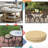 Decorative Indoor Outdoor Waterproof Round Cushion Cover, Patio UV Resistant Seat Cushion Cover-1587793200