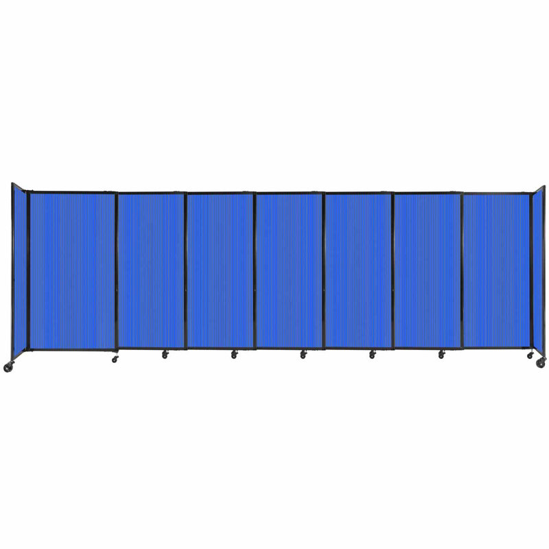 Cloison murale en polycarbonate 360, H 60 po x l 186 po x P 1 po, Mauve