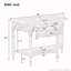 Console de style campagnard avec tiroir et tablette Farmhouse-90003125