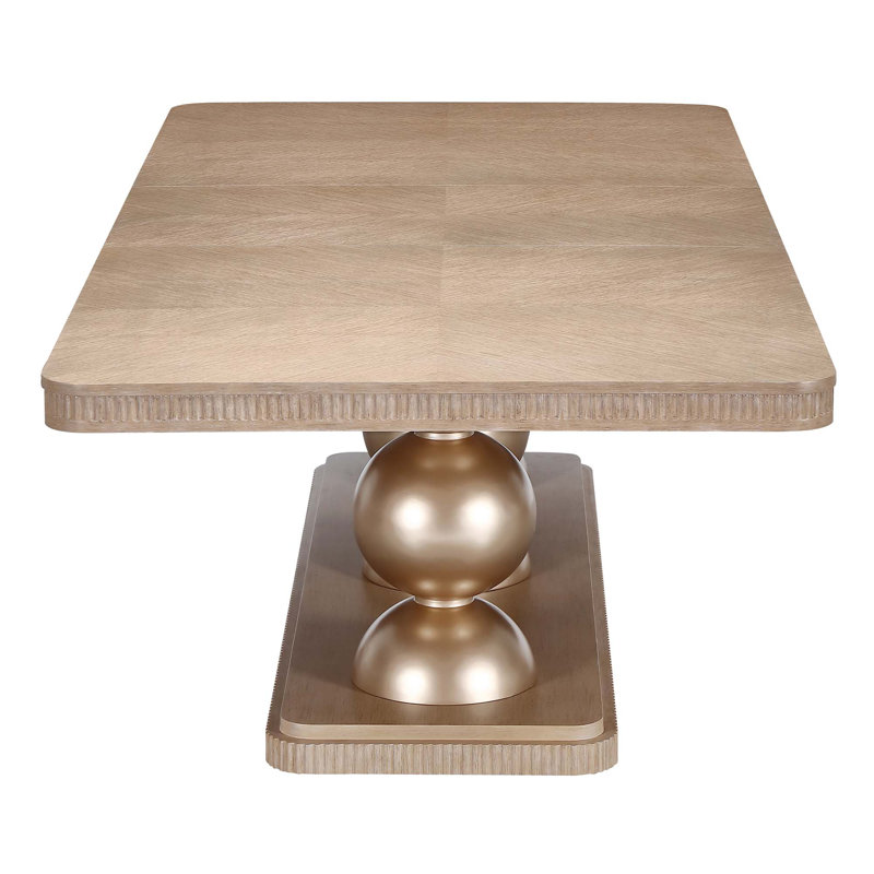 West Kensington Rectangular Dining Table, Medium Yellow Wood