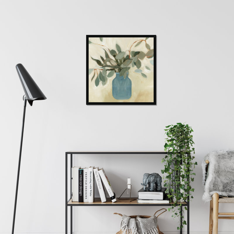 Arrangement II by Emma Scarvey - Painting, 55cm H x 55cm W, Black Framed Paper Print