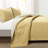 Mid Century Modern Geo Yellow Quilt-1333898344