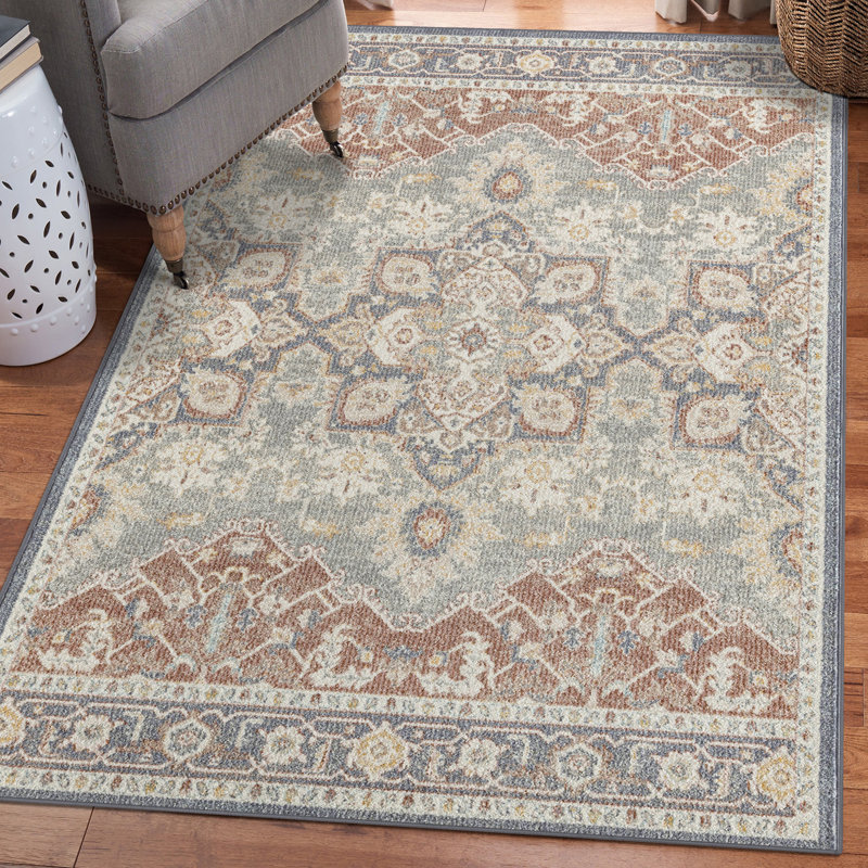 Aliccia Floral Indoor Rug, Rectangle 8' x 10'