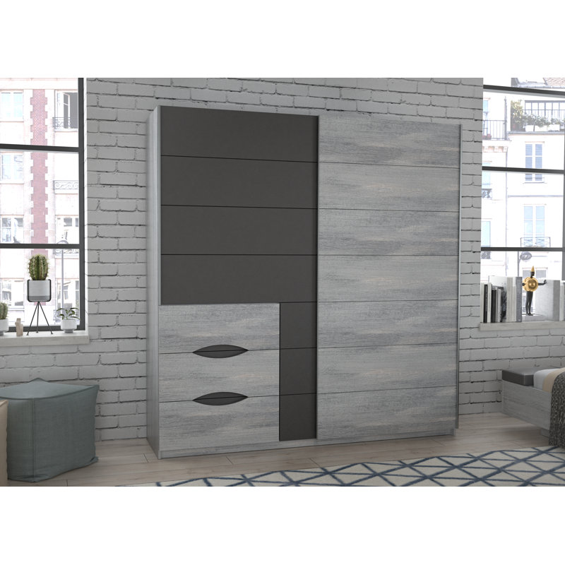 Blossie Manufactured Wood Wardrobe
