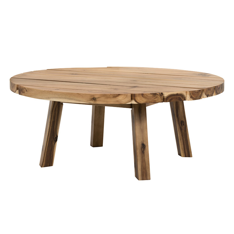 Table d'appoint en bois massif de 35,6 po de hauteur