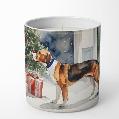 Christmas Tree Scented Tumbler Candle with Ceramic Holder