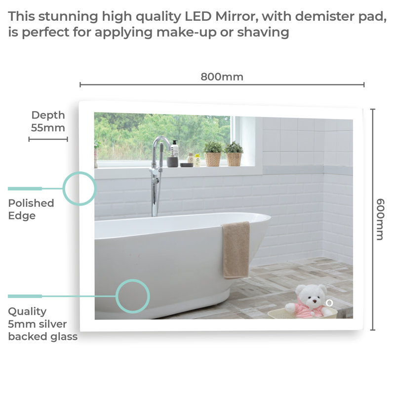 Towerside Flat Wall Mirror