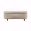 Banc de rangement Boucle Taupe