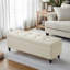 Banc de rangement rembourré en similicuir l 50,5 po-1268955576