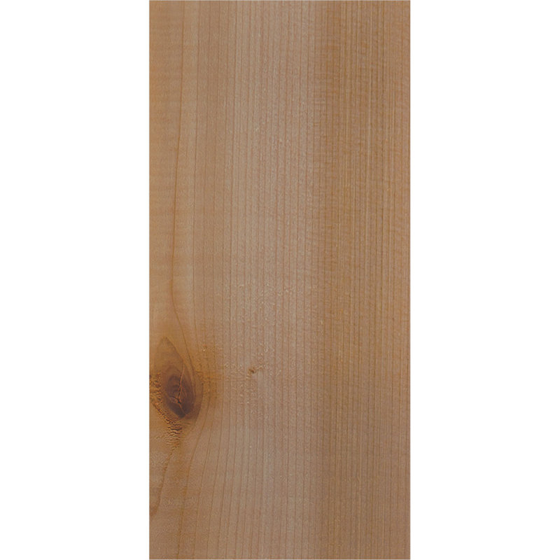 Queue de chevron lisse Del Monte, Cèdre rouge, 8"H x 3 1/2"W x 16"L