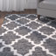 Tapis géométrique en coton tissé à la main Lockbourne-1089395264