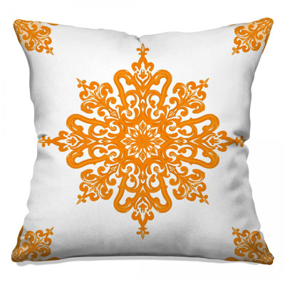 Coussins décoratifs oranges