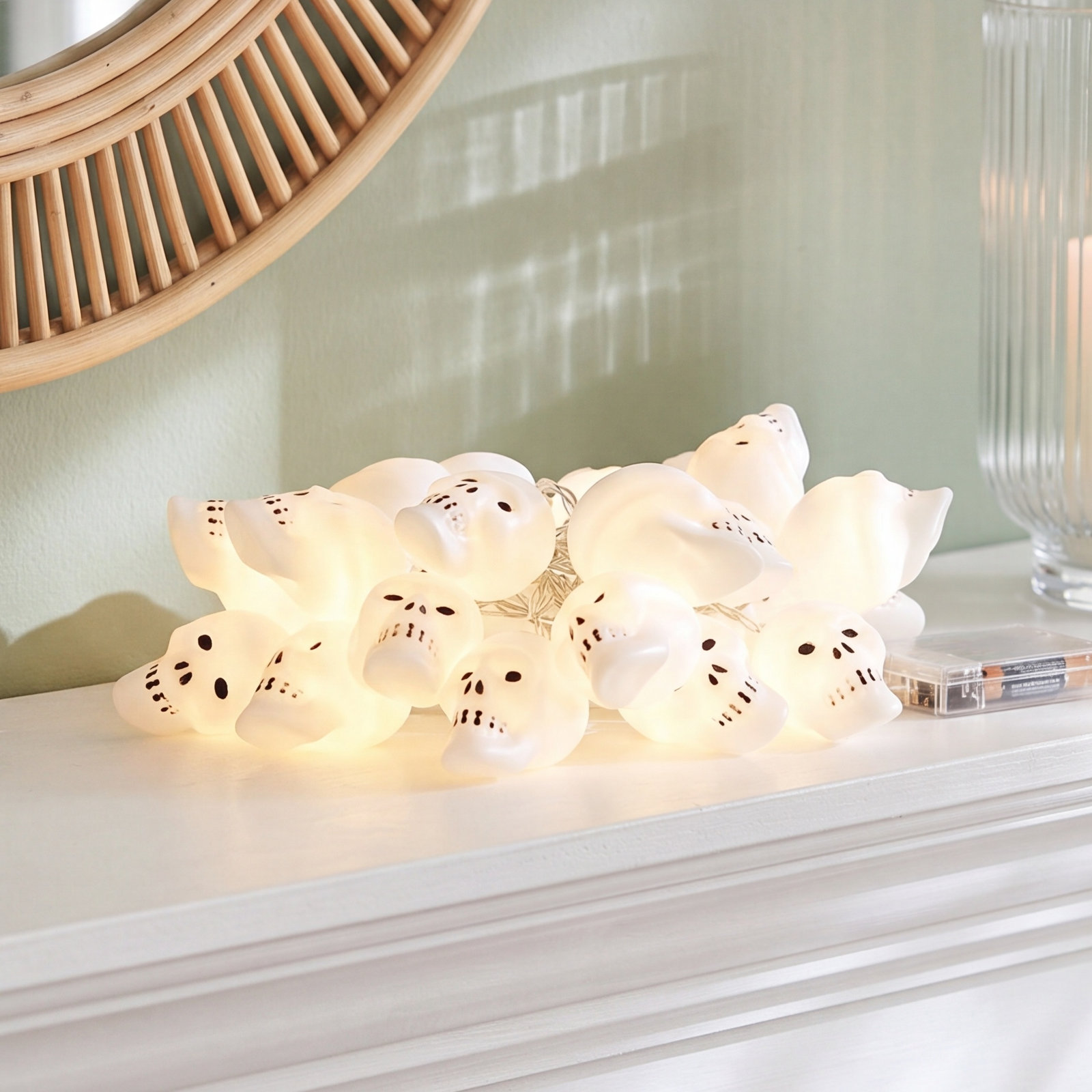 Halloween Skeleton LED String Lights