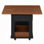 Table basse avec plateau pliable et roulettes
