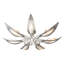 Parasol 7-Light Semi-Flush - Sterling-1258454759