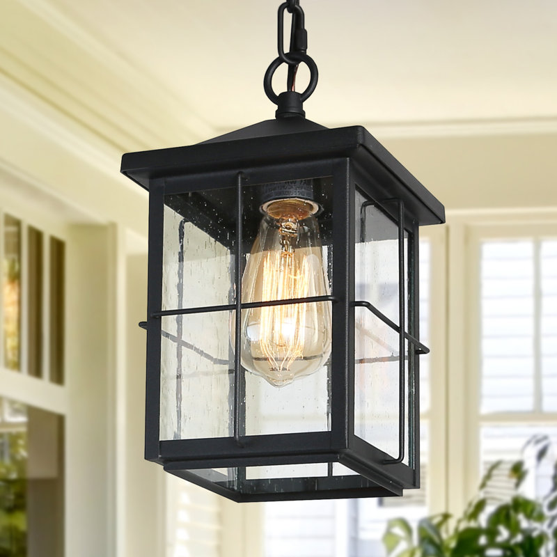 Petit luminaire suspendu d'extérieur 1 lumière H 11,5 po Gatlon