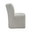 Chaise rembourrée Faouzi avec roulettes-1213474168