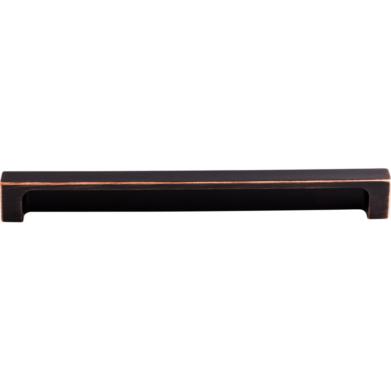 Modern Metro Finger Pull, Tuscan Bronze, 8" Center to Center