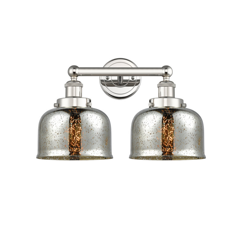 Arlester 2 - Light Dimmable Vanity Light, Silver Plated Mercury, Polished Nickel