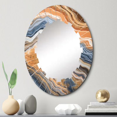 Zolee - Miroir mural moderne ovale
