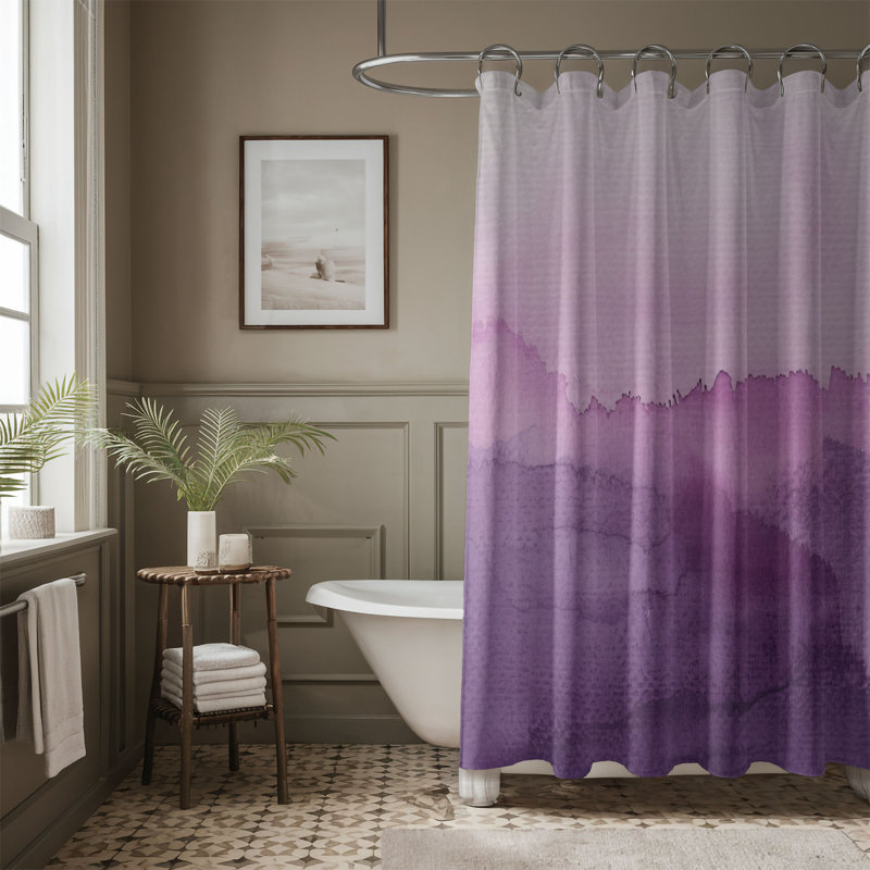 Rideau de douche 1 pièce Subtle, H 74 po x l 71 po