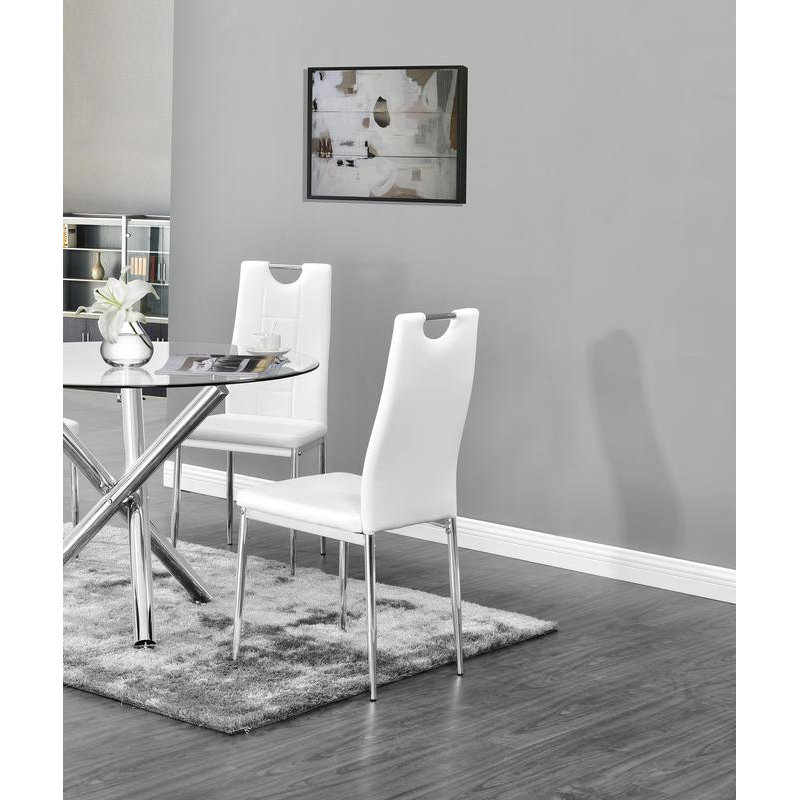 Chaise d'appoint Spickard, Blanc