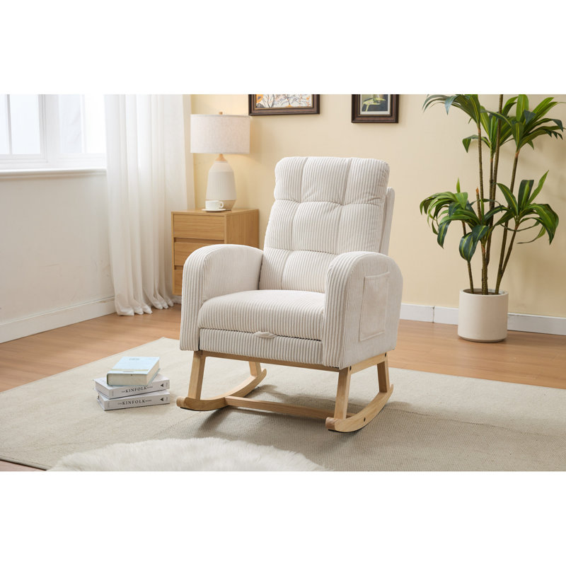 Chaise de chambre à coucher de style moderne et lisse Smooth Rocking Upholstery